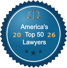 America's Top 50 Lawyers — Personal Injury, California (Justin M. Gingery)